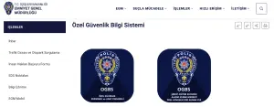 Özel Güvenlik Bilgi sistemi Giriş ÖGNET Giriş